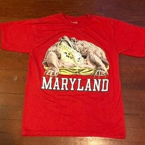 Vintage Maryland Terps 1990 shirt Sz large